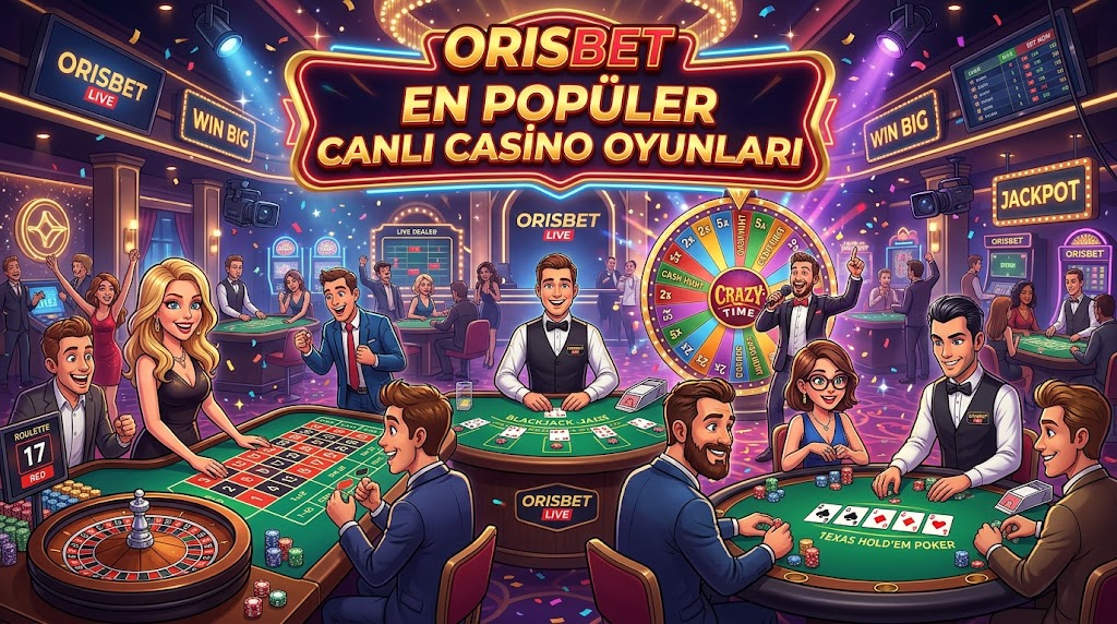 Orisbet En Popüler Canlı Casino Oyunları görseli