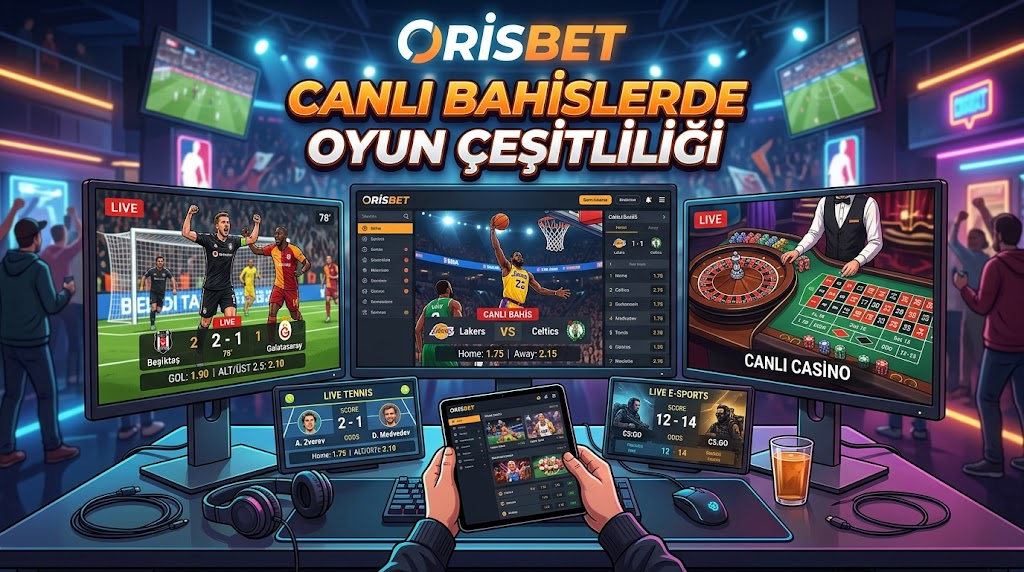 Orisbet Canlı Bahislerde Oyun Çeşitliliği görseli